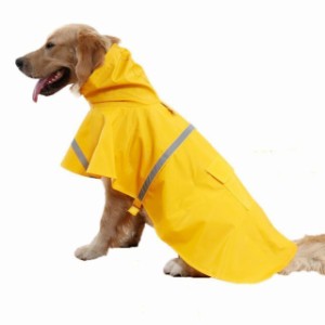 調整可能、水防止レーンコートは安全反射ストリップを含み、大型犬にも、小型犬にも最適です XS-2XLサイズ