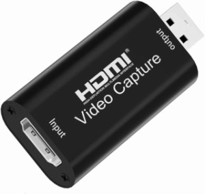 HDMI キャプチャーボード USB2.0 1080P30Hz HDMI ゲームキャプチャー・ ビデオキャプチャカード ゲーム実況生配信・画面共有・録画・医用