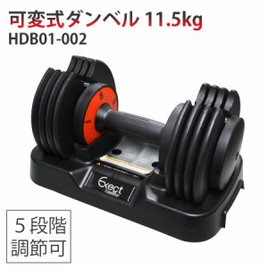 可変式ダンベル 11.5kg HDB01-002 鉄アレイ メンズ 筋トレ 筋肉 グッズ ジム トレーニング 重り ケトルベル 筋トレグッズ プレート