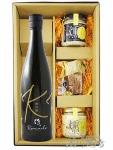   作 ( ざく ) 純米吟醸 神の穂 750ml + いぶりがっこ3点セット 【 6467 】 【 送料無料 】【 おつまみセット 】