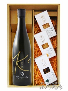  作 ( ざく ) 純米吟醸 神の穂 750ml ＋ おつまみ豆腐３点セット 【6471】 【 要冷蔵 】【 送料無料 】【 おつまみセット 】