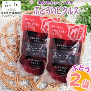 ピクルス 漬物 フルーツピクルス ぶどう 120g (60g×2袋) 福島県産 果物 長久保食品 送料無料 メール便 NP [ぶどうのピクルス2袋 BS] 即