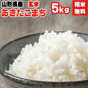 米 お米 5kg （5kg袋×1) あきたこまち 玄米 令和5年度 山形県産 送料無料 白米・無洗米・分づき