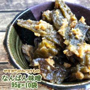 山形の漬物 辛い なんばん漬 なんばん味噌 [なんばん味噌95g×10袋] 送料無料 ギフト可 即送