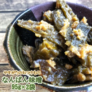 山形の漬物 辛い なんばん漬 なんばん味噌 [なんばん味噌95g×2袋 S1] 送料無料 メール便 ポイント消化 YP 即送