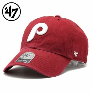 フォーティーセブンブランド 47 Brand CLEAN UPキャップ PHILLIES COOPERSTOWN '47 CLEAN UP BURGUNDY