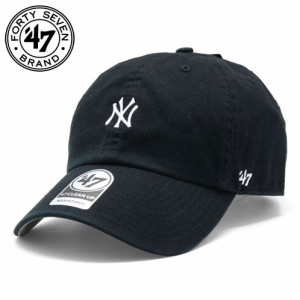 フォーティーセブンブランド 47 Brand CLEAN UPキャップ YANKEES BASERUNNER 47 CLEAN UP BLACK