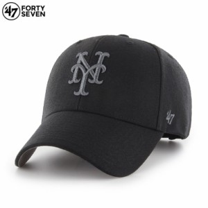 47BRAND キャップ 47キャップ 帽子 ローキャップ MLB 47ブランド メンズ レディース ブランド 大きいサイズ メッツ MVP ブラック