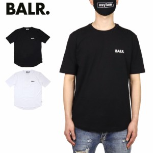 ボーラー Tシャツ BALR. 半袖Tシャツ メンズ レディース ブランド 大きいサイズ ロゴ コットン サッカー スポーツ 人気 黒 白