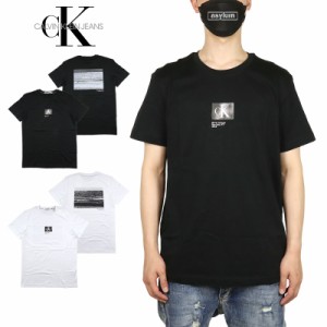 カルバンクライン ジーンズ Tシャツ CALVIN KLEIN JEANS 半袖 トップス メンズ レディース ブランド 大きいサイズ おしゃれ 人気 黒 白