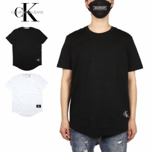 カルバンクライン ジーンズ Tシャツ CALVIN KLEIN JEANS 半袖Tシャツ CK メンズ レディース ブランド 大きいサイズ おしゃれ 黒 白 034