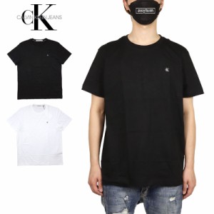 カルバンクライン ジーンズ Tシャツ CALVIN KLEIN JEANS 半袖Tシャツ CK メンズ レディース ブランド 大きいサイズ おしゃれ 黒 白 036