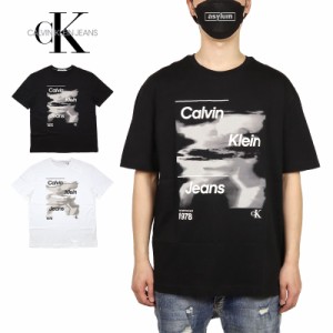 カルバンクライン ジーンズ Tシャツ CALVIN KLEIN JEANS 半袖Tシャツ CK メンズ レディース ブランド 大きいサイズ おしゃれ 黒 白 037