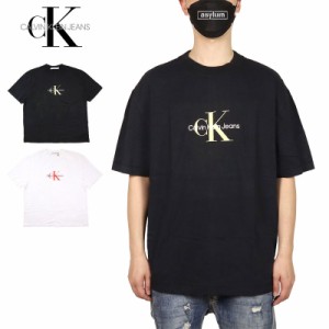 カルバンクライン ジーンズ Tシャツ CKジーンズ CALVIN KLEIN JEANS 半袖Tシャツ メンズ レディース ブランド 大きいサイズ 黒 ブラック