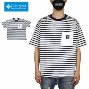 コロンビア Tシャツ COLUMBIA 半袖Tシャツ UVカット アウトドア ビッグシルエット メンズ レディース ブランド columbia139 