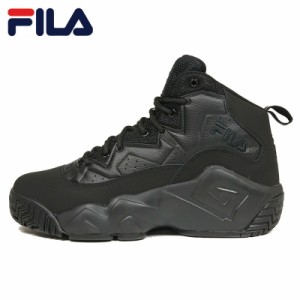 フィラ スニーカー FILA バッシュ バスケットシューズ 靴 ハイカット メンズ ブランド 大きいサイズ おしゃれ 人気 マッシュバーン 黒