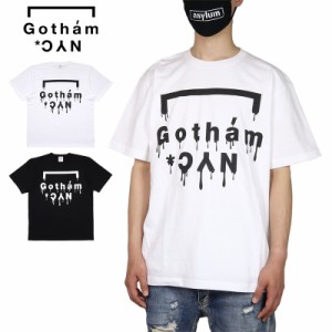 ゴッサム NYC エヌワイシー Tシャツ GOTHAM NYC 半袖Tシャツ メンズ レディース ブランド 大きいサイズ 白 黒 綿100% GN881 M L XL