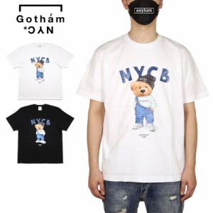 ゴッサム NYC エヌワイシー Tシャツ GOTHAM NYC 半袖Tシャツ メンズ レディース ブランド 大きいサイズ おしゃれ 白 黒 綿100% ストリー