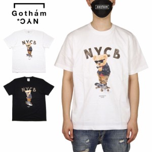 ゴッサム NYC エヌワイシー Tシャツ GOTHAM NYC 半袖Tシャツ メンズ レディース ブランド 大きいサイズ おしゃれ 白 黒 綿100% ストリー