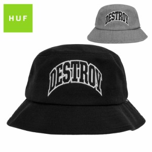 HUF バケットハット ハフ 帽子 バケハ メンズ レディース ブランド 大きいサイズ おしゃれ おすすめ 黒 huf22aw020 ブラック グレー
