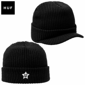 HUF ニット帽 ハフ 帽子 ニットキャップ ビーニー メンズ レディース ブランド 大きいサイズ おしゃれ おすすめ 人気 黒 huf23aw007