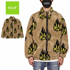 HUF ジャケット ハフ ジップフリース ボアジャケット メンズ レディース ブランド 大きいサイズ おしゃれ 人気