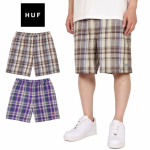 HUF ショートパンツ ハフ ハーフパンツ ショーツ メンズ ブランド 大きいサイズ チェック柄 おしゃれ 人気 huf23ss008