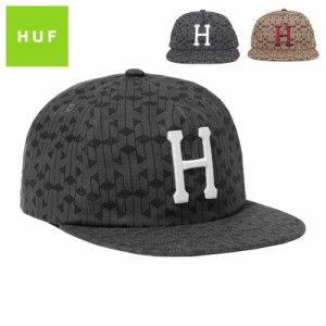 HUF キャップ ハフ 帽子 メンズ レディース ブランド 大きいサイズ おしゃれ スケボー スケーター ストリート 黒