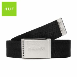 HUF ベルト ハフ ガチャベルト バックル メンズ レディース ブランド 大きいサイズ おしゃれ 穴なし 40mm スケートボード