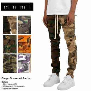 mnml ミニマル CARGO DRAWCORD PANTS CAMO 夏秋冬 カーゴパンツ カモ オレンジカモ パープルカモ XS S M L XL