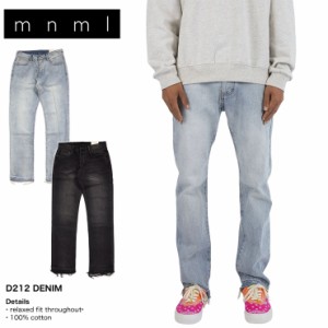 mnml デニムパンツ ミニマル ジーンズ Gパン デニム メンズ ブランド 大きいサイズ おしゃれ おすすめ D212 DENIM