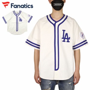 ファナティクス シャツ FANATICS ベースボールシャツ LA 半袖 メンズ レディース ブランド 大きいサイズ おしゃれ おすすめ