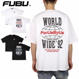 フブ Tシャツ FUBU 半袖 ビッグシルエット オーバーサイズ TEE メンズ レディース ブランド 大きいサイズ おしゃれ 白 黒