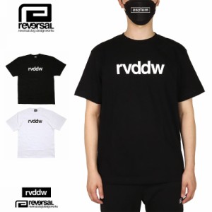 リバーサル Tシャツ reversal 半袖Tシャツ メンズ レディース ブランド コットン 綿100% 大きいサイズ おしゃれ 人気  黒 白 rvddw rvbs0