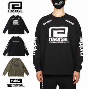 リバーサル ロンT reversal 長袖Tシャツ rvddw トレーニングウェア メンズ ブランド 格闘技 黒 reversal358 M L XL XXL