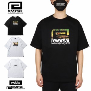 リバーサル Tシャツ reversal 半袖 トップス メンズ レディース ブランド 大きいサイズ おしゃれ 綿100% 黒 白 格闘技