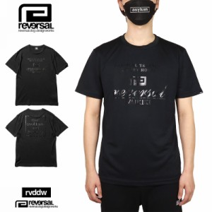 リバーサル Tシャツ reversal rvddw 半袖 ドライメッシュTシャツ メンズ レディース ブランド 大きいサイズ おしゃれ 黒 格闘技 抗菌 防