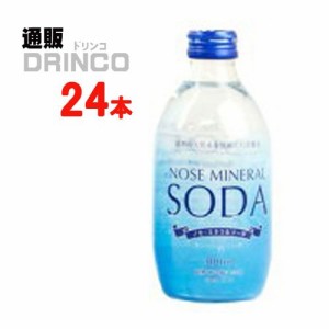 炭酸 ノセミネラルソーダ 300ml 瓶 24 本 [ 24 本 * 1 ケース ] 能勢酒造 【送料無料 北海道・沖縄・東北別途加算】 