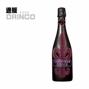 スパークリングワイン D.ROCK ロゼ ルミナス（ロゴ部分発光） 750ml 瓶 1本