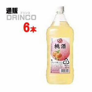 リキュール 果実のめぐみ 桃酒 1.8L ペットボトル 6 本 [ 6 本 * 1 ケース ] サッポロ 【送料無料 北海道・沖縄・東北別途加算】 