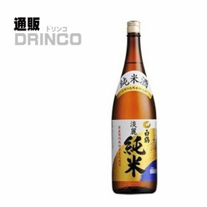 日本酒 上撰 淡麗 純米 1.8L 1 本 白鶴