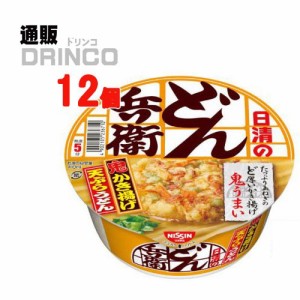 カップ麺 日清の どん兵衛 かき揚げ天ぷらうどん 97g カップ麺 12 食 [ 12 食 * 1 ケース ] 日清 【送料無料 北海道・沖縄・東北別途加算