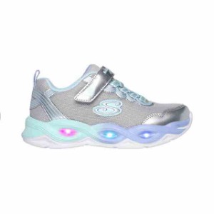 SKECHERS スケッチャーズ Sライツ：ツイスティー グロウ TWISTY GLOW キッズ ジュニア 子供 スニーカー 光る靴 303717L-SMLT