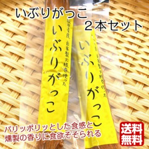 送料無料 秋田県産大根使用　いぶりがっこ (Mサイズ) 一本　2袋セット おにぎり 昼食 遠足 クリームチーズ  ホームパーティー 無添加