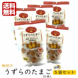 送料無料  味付けうずら卵 （20個入)  5袋セット 国産うずらの卵使用 カネセイ食品 お酒 うずらのたまご うずらの卵 くんたま 