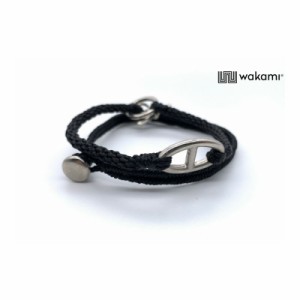 wakami ワカミ ブレスレット 2strand ancor bracelets WA20020 black ブラック ユニセックス 水に強い 男女兼用 夏におすすめ フェア―ト