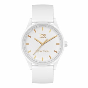 ICE WATCH アイスウォッチ 腕時計 ICE solar power ホワイトゴールド ミディアム ソーラー電池  020301 レディース ユニセックス 太陽電