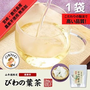 山年園 びわ茶 びわの葉茶 ティーパック 1.5g×20パック 宮崎産　鹿児島県産 無農薬 ノンカフェイン 【国産100%】  巣鴨のお茶屋さん