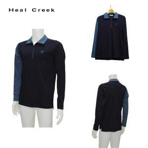 ヒールクリーク Heal Creek メンズ 春秋 スノートップ フライス長袖シャツ