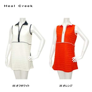 ヒールクリーク Heal Creek レディース 春夏 吸水 チュニック ノースリーブシャツ